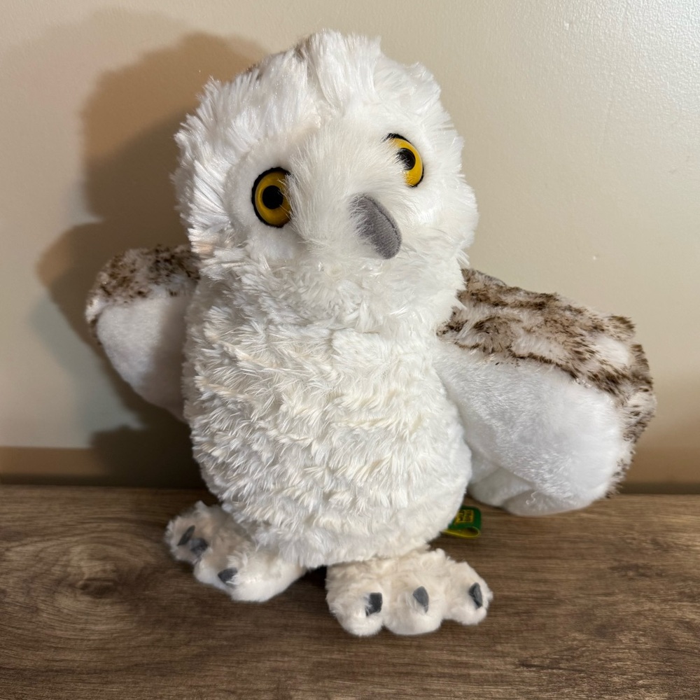 Wild Republic Snowy Owl 12” Plush Stuffed Animal Soft